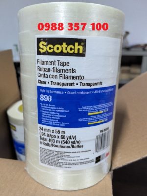 1781596677943 Copy 300x400 - Băng Keo Sợi Thủy Tinh Scotch 3M 898 – 24mm x 55m, Trong Suốt, Độ Bền Cao